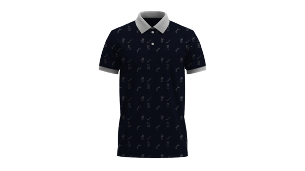 Seamless golf Polo print file | Ready to print for Golf Brand - Vector AI (Adobe Illustrator) file