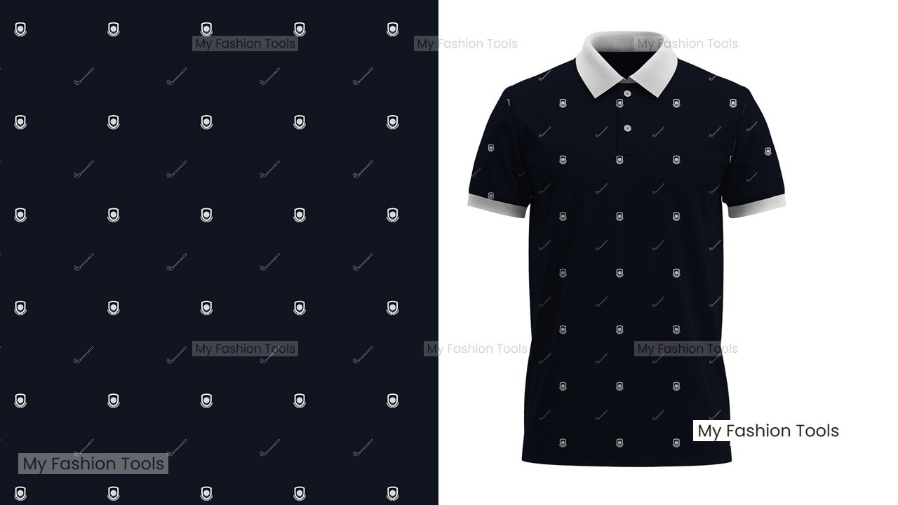 Golf seamless print design | Ready to print for Golf Brand - Vector AI (Adobe Illustrator) file - Image 2