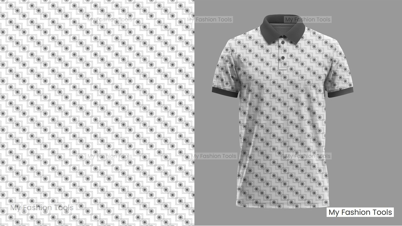 Golf print pattern for Golf Polo | Ready to print for Golf Brand - Vector AI (Adobe Illustrator) file - Image 2