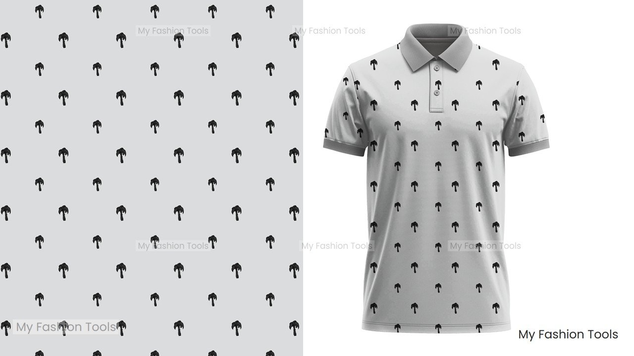 Seamless golf Polo print file | Ready to print for Golf Brand - Vector AI (Adobe Illustrator) file - Image 2