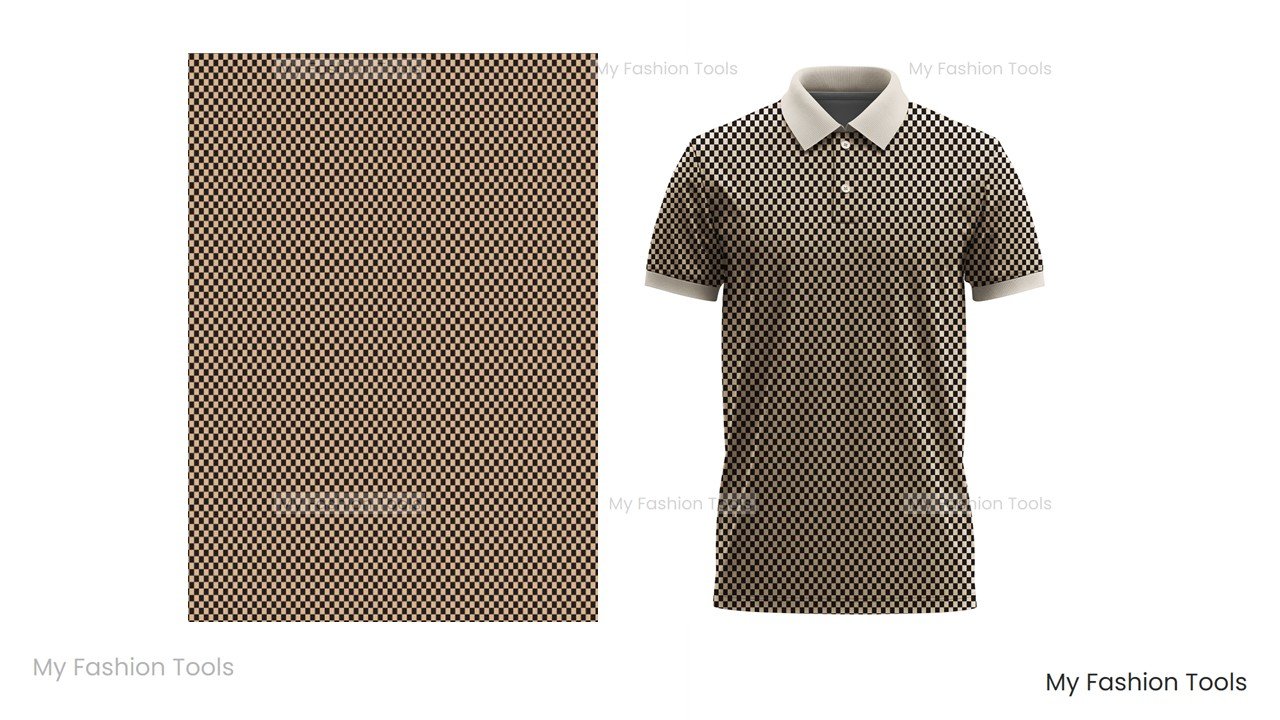 Golf Polo print file | Ready to print for Golf Brand - Vector AI (Adobe Illustrator) file - Image 2